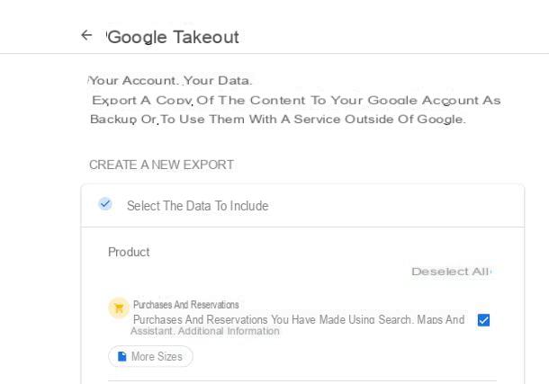 Google Takeout: how it works