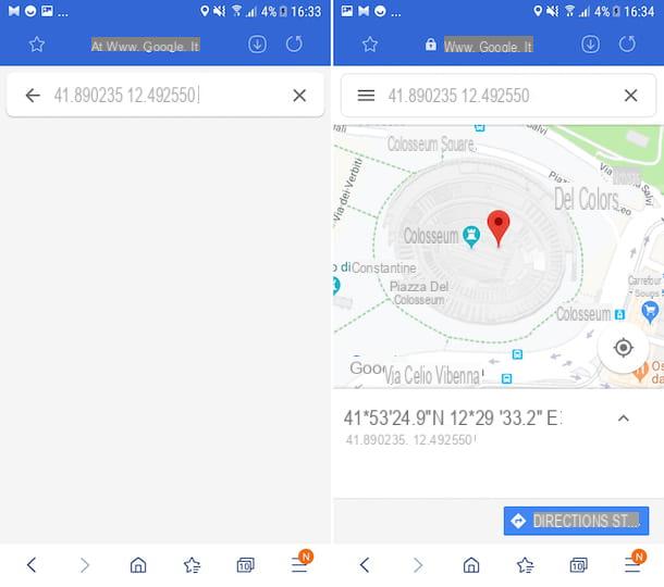 Como inserir coordenadas no Google Maps Android