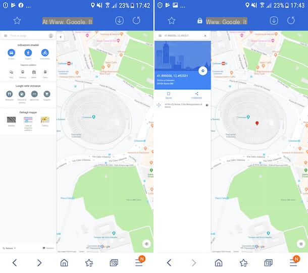 Como inserir coordenadas no Google Maps Android