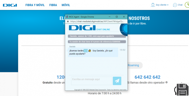 Solicitar baja contrato digi