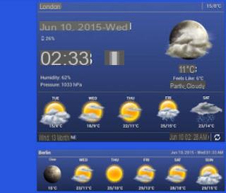 Meilleurs widgets avec météo et heure sur Android transparents et personnalisables