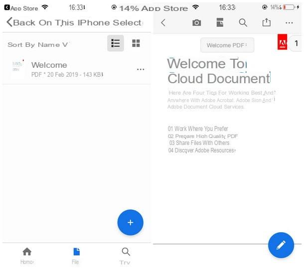 Cómo abrir archivos PDF en iPhone