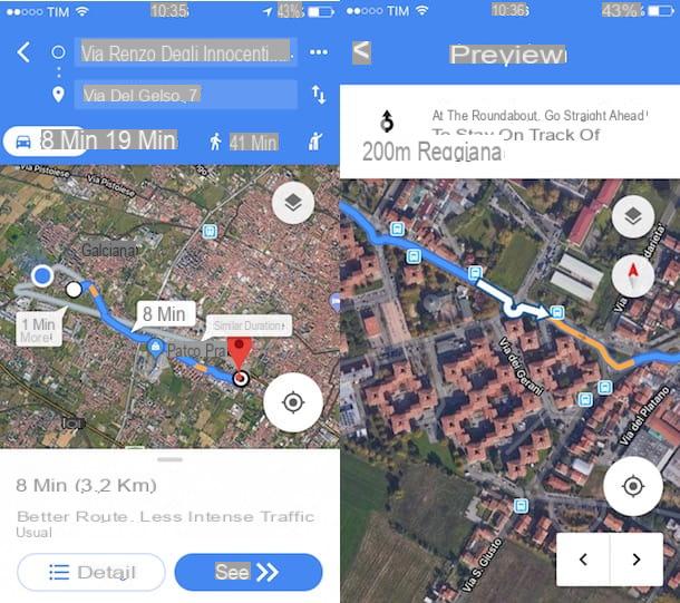 How to use Google Maps as a navigator