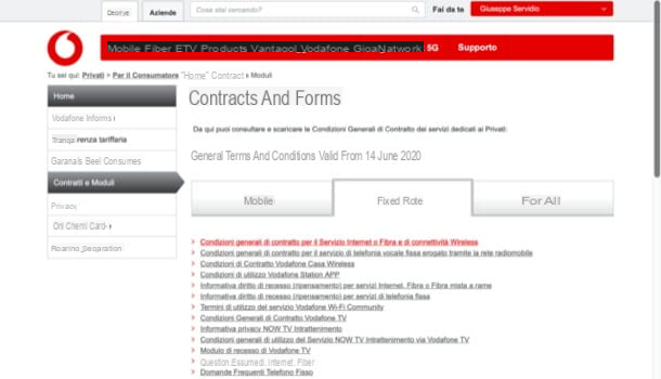 How to get a copy of the Vodafone contract