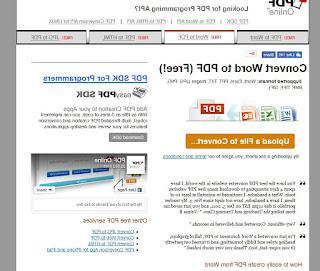 PDFOnline Sites para criar PDFs gratuitamente