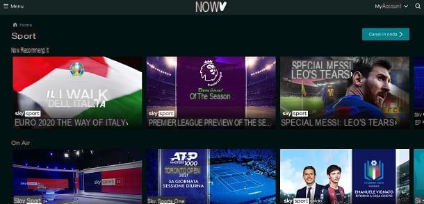 NOW TV football : l'offre et son fonctionnement