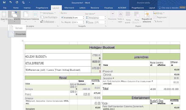 Cómo insertar una tabla de Excel en Word