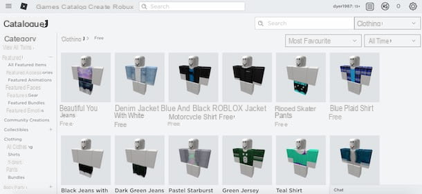 How to get free clothes on Roblox