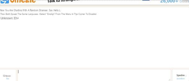 Cómo funciona Omegle