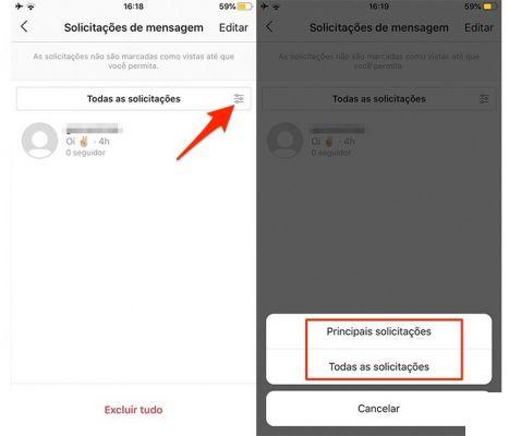 Cómo ver mensajes en Instagram