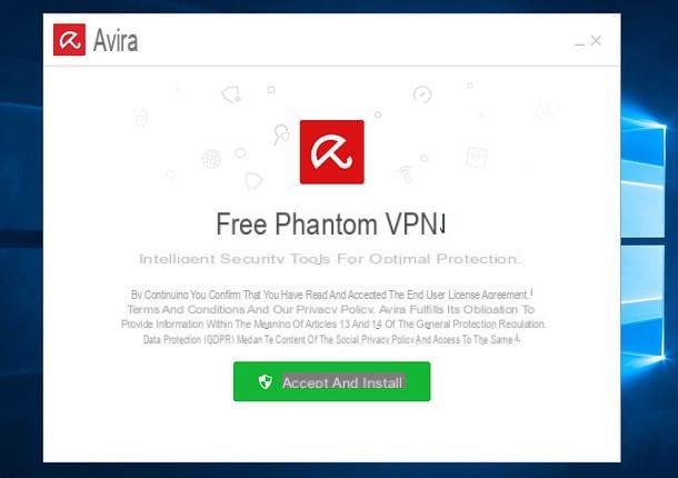 Avira Phantom VPN: what it is and how it works