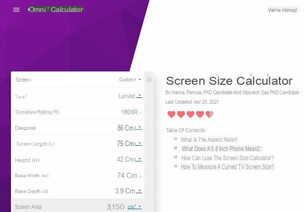 How to know screen size