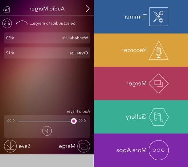 App para mesclar áudio