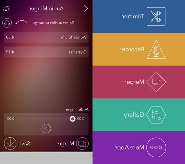 App to merge audio