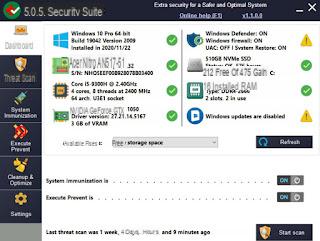 SOS Security Suite Programas para remover adware grátis no PC