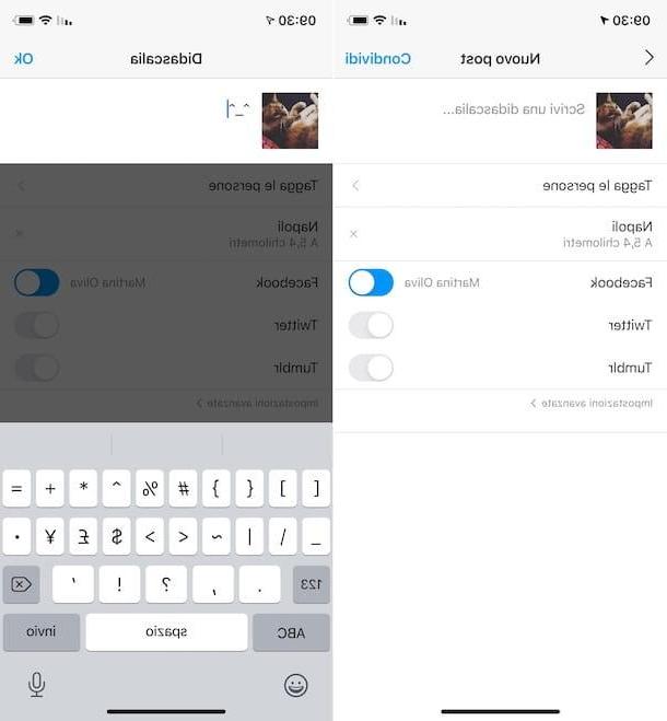 How to insert special characters on Instagram