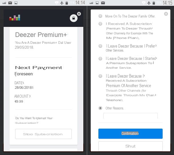 Venez avere Deezer Premium Android gratuit