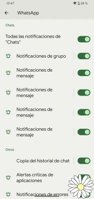 Problemas notificaciones whatsapp
