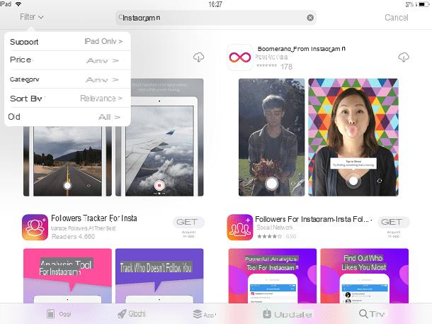 Comment utiliser Instagram iPad