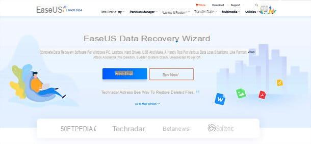 Como funciona o EaseUS Data Recovery Wizard