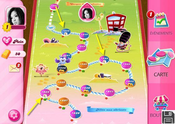 Comment récupérer les niveaux de Candy Crush Saga ?