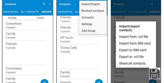 Comment récupérer les contacts Android