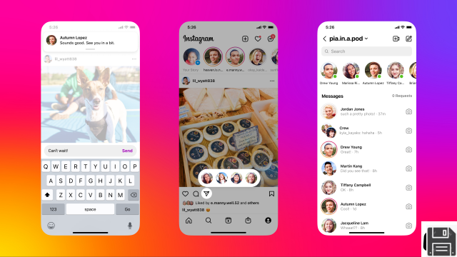 Nouvelles fonctionnalités de mise à jour d'Instagram
