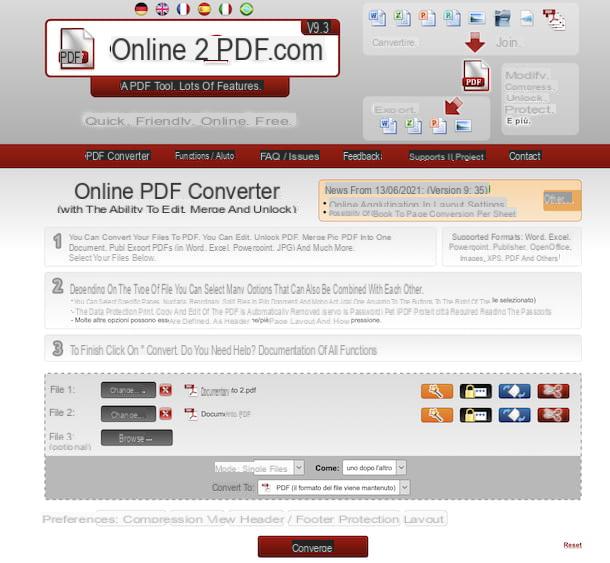 Programmes pour fusionner des PDF