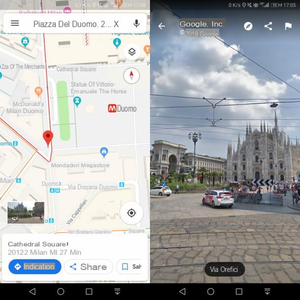 Como funciona o Street View