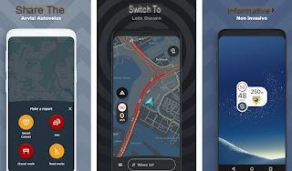 App with speed cameras, limits and road warnings