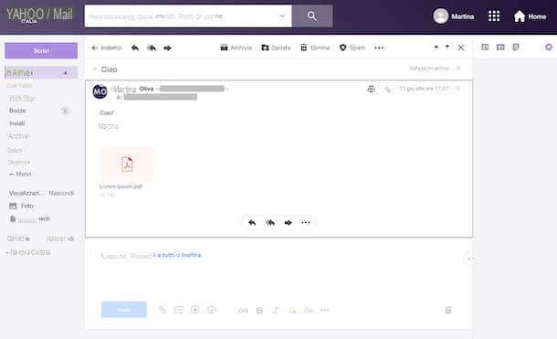 Como abrir anexos de e-mail