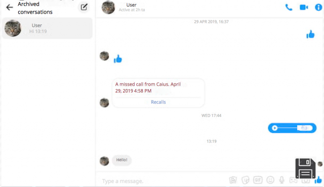 How to recover deleted Messenger messages