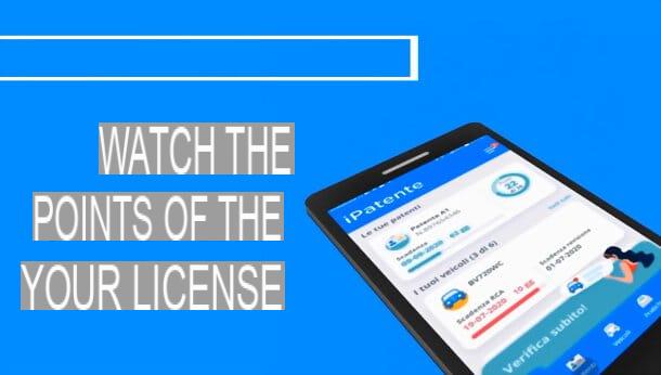 How to know the points of the mobile license