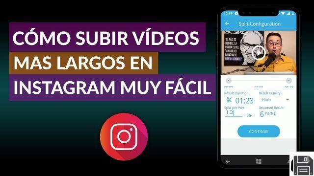 Subir video largo instagram