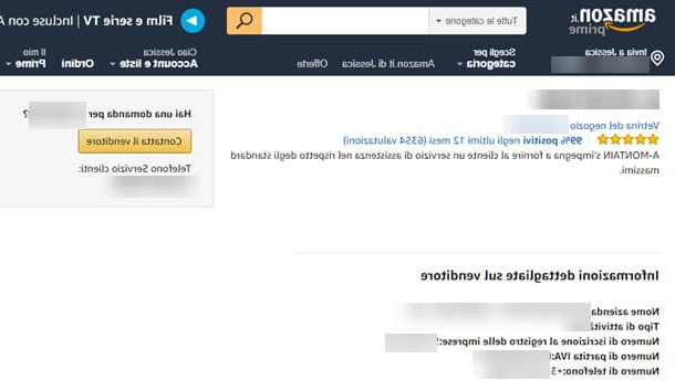 Como entrar em contato com o vendedor da Amazon