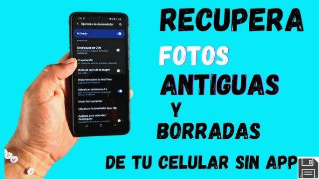 Cómo recuperar fotos borradas
