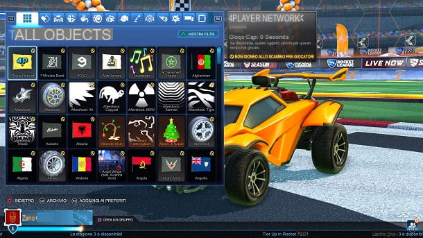 Comment obtenir des objets gratuits dans Rocket League