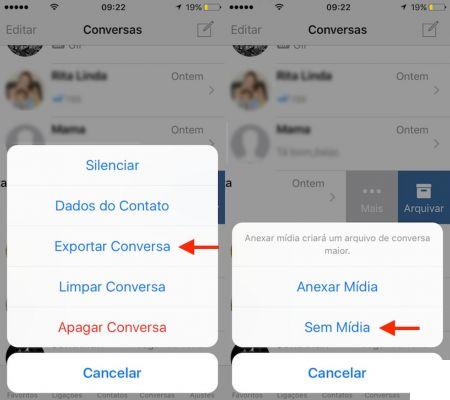 Como exportar mensagens do Messenger