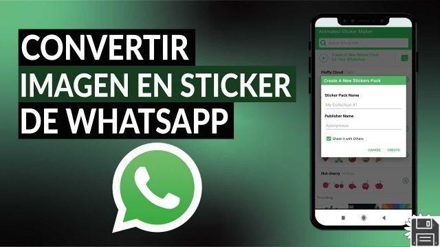 Converter foto imagem adesivo Whatsapp