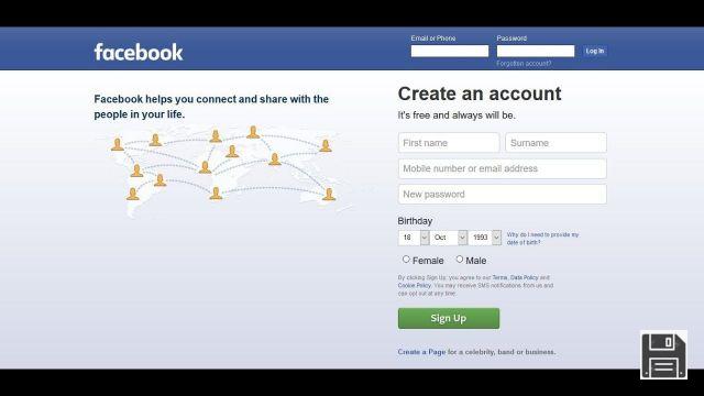 Como posso recuperar a minha conta do Facebook?
