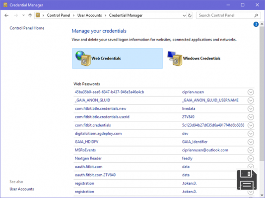 Recover password in Internet Explorer, Firefox & Chrome