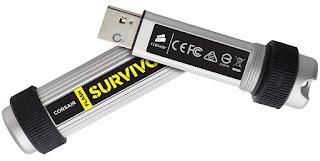 Corsair Flash Survivor Stealth Os melhores pen drives para comprar: o mais rápido, mais barato, o maior