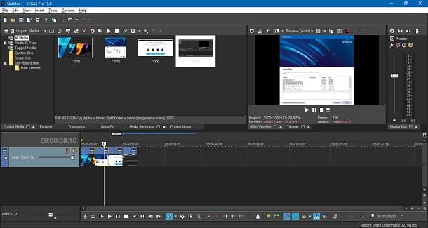 Como usar o Sony VEGAS