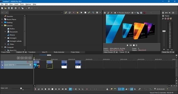 How to use Sony VEGAS