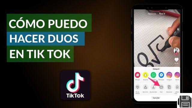 Como hacer duos tik tok