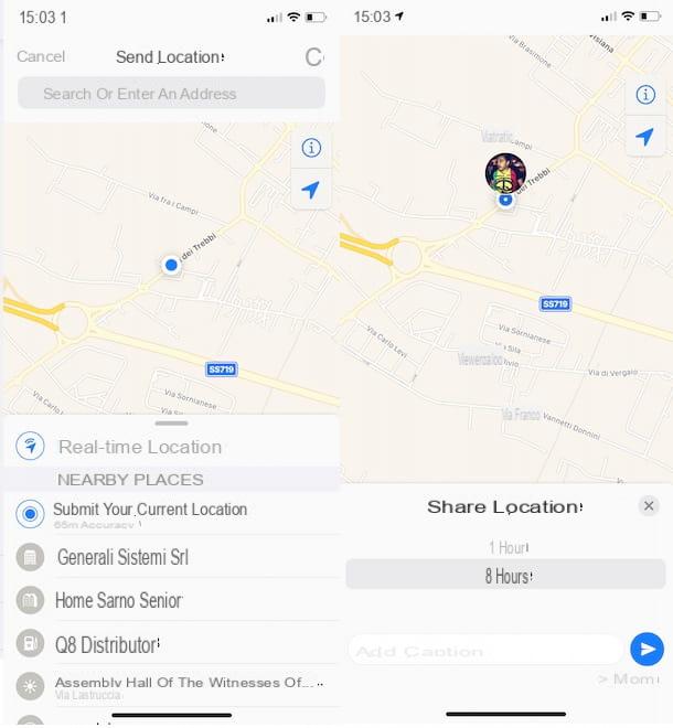 App to know where a person is