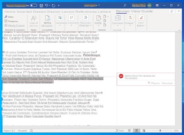 How to insert notes in Word