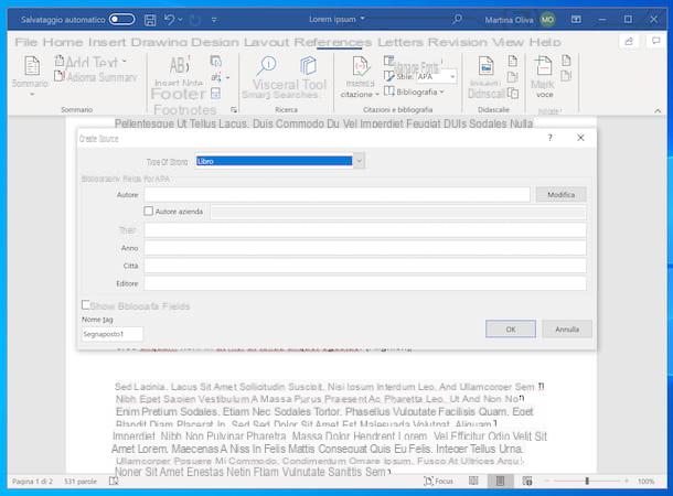 Cómo insertar notas en Word